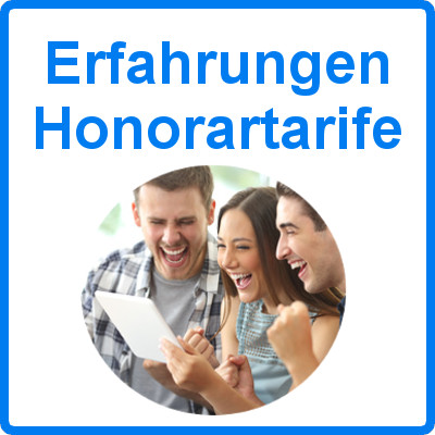 Honorartarif Erfahrung