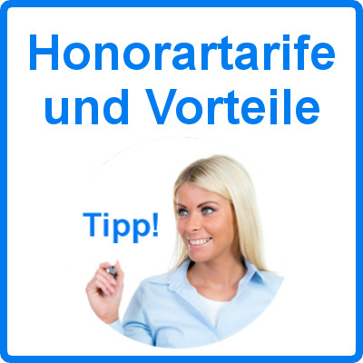 Vorteile Honorartarif